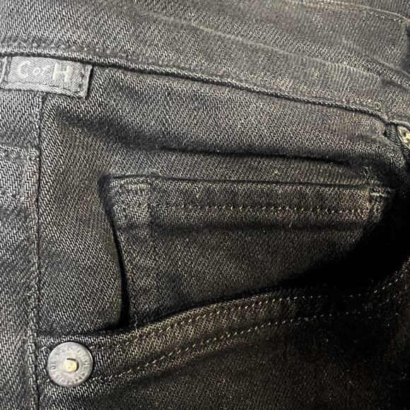 Citizens of Humanity Olivia High Rise Slim Lace Up Ankle Jeans Black Size 29 - Picture 8 of 14